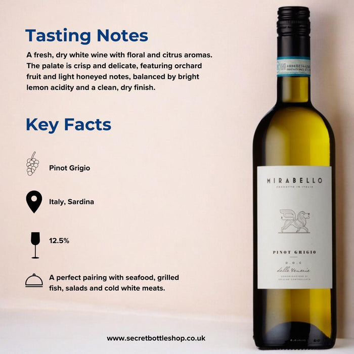 Mirabello Pinot Grigio Tasting Notes