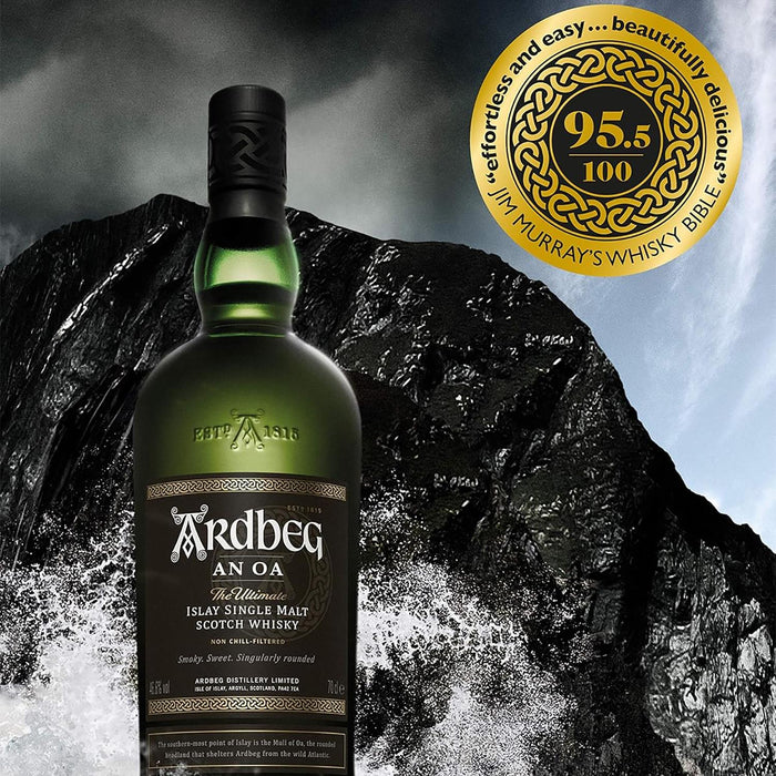 Award Winning Ardbeg An Oa Scottish Whisky