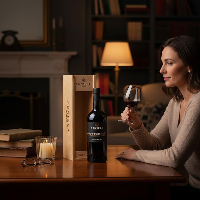 Fonseca Crusted Port In Wooden Gift Box 75cl
