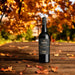 Bottle Of Port On A Table Outside In Autumn