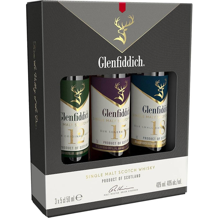 Glenfiddich Family Collection Mixed Miniature Gift Set 5cl