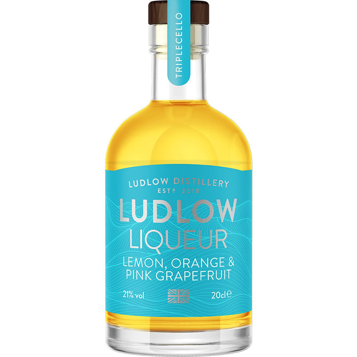 Ludlow Triplecello Lemon Orange & Pink Grapefruit Liqueur Miniature