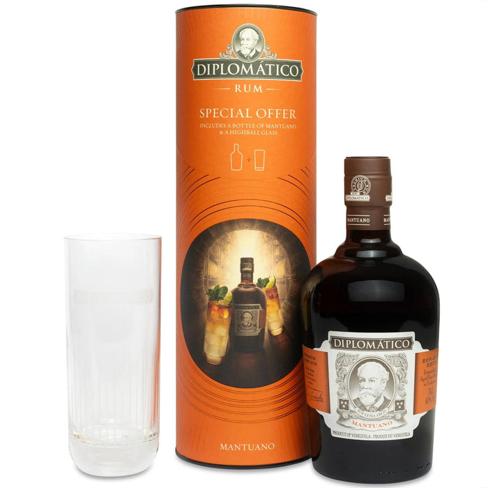 Diplomatico Mantuano Rum & Highball Gift Set 70cl