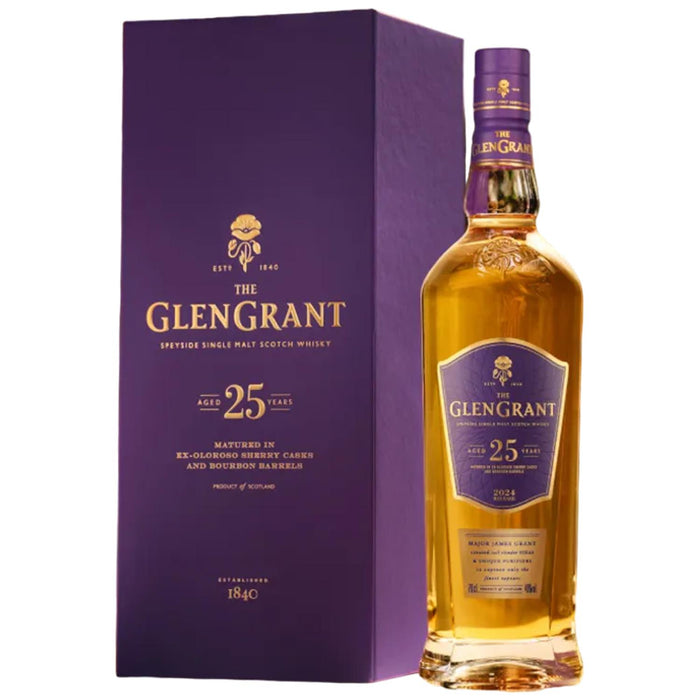 Glen Grant 25 Year Old Whisky 2025 Release Gift Boxed
