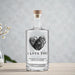 Secret Bottle Shop I Love You Engraved Gin perfect for gifting to someone you love