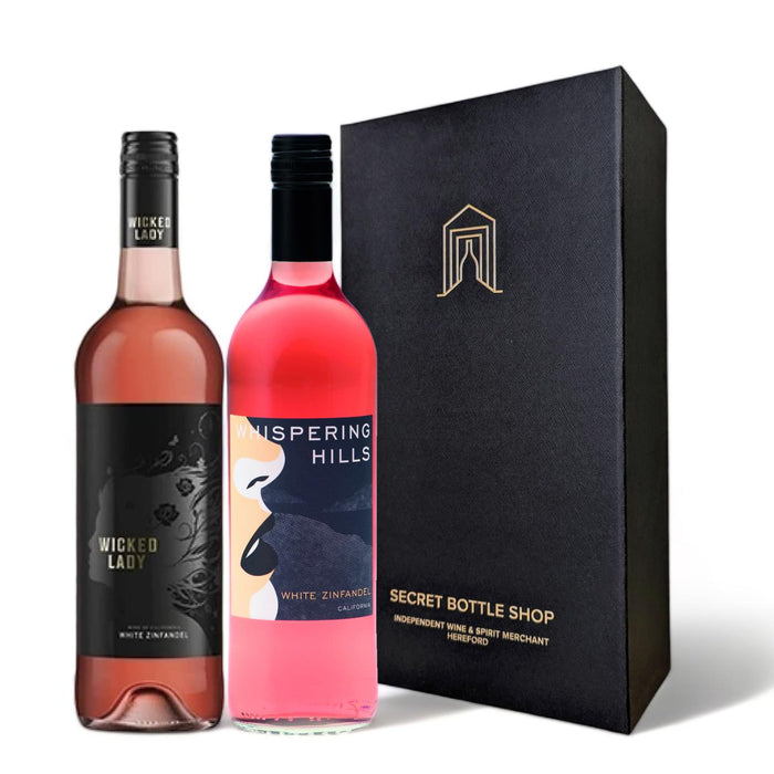 White Zinfandel Rose Wine Discovery Gift Set 2x75cl