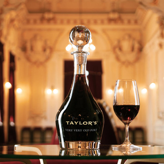 Taylors Very Very Old Tawny Port In Luxury Decanter 75cl