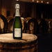 Organic Champagne In Wine Cellar 