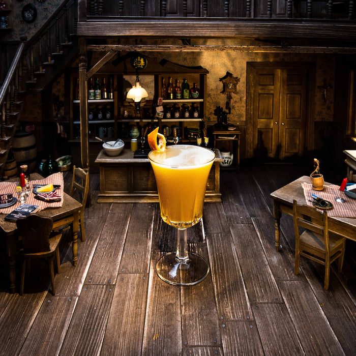 Cocktail In Miniature Kitchen