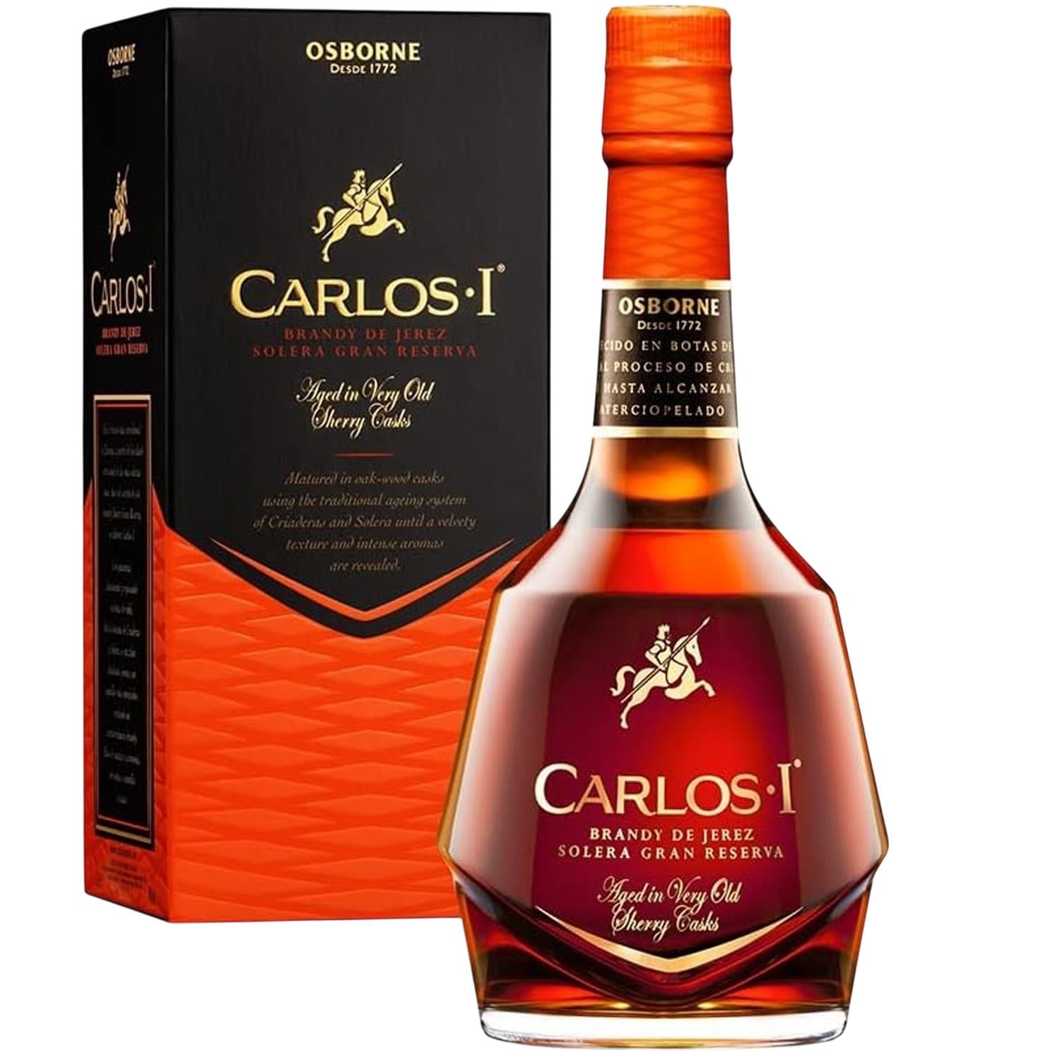 CARLOS I ソレラ・グラン・レゼルバ 1L Carlos I Solera Gran Reserva Brandy | UK Next Day Delivery