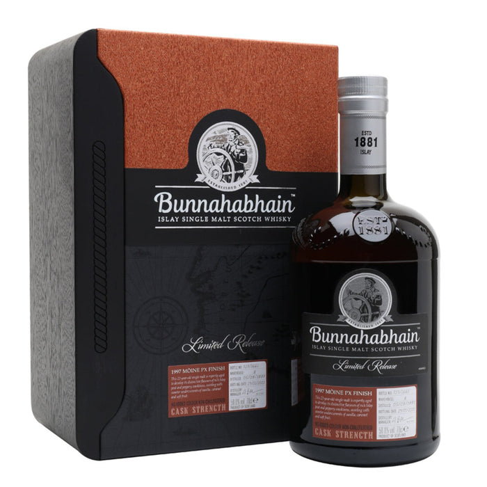 Bunnahabhain Moine PX Cask Finish Whisky 22 Year Old 1997 70cl