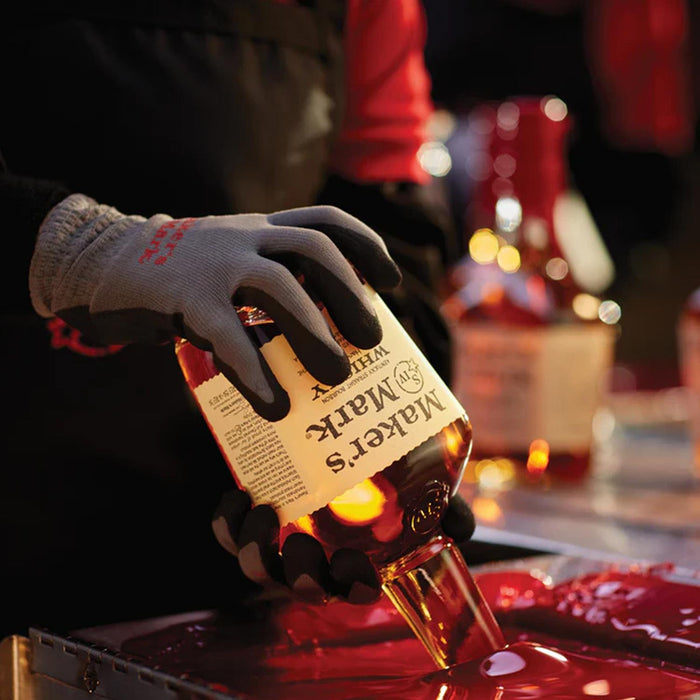 Adding Wax To Maker's Mark Bourbon