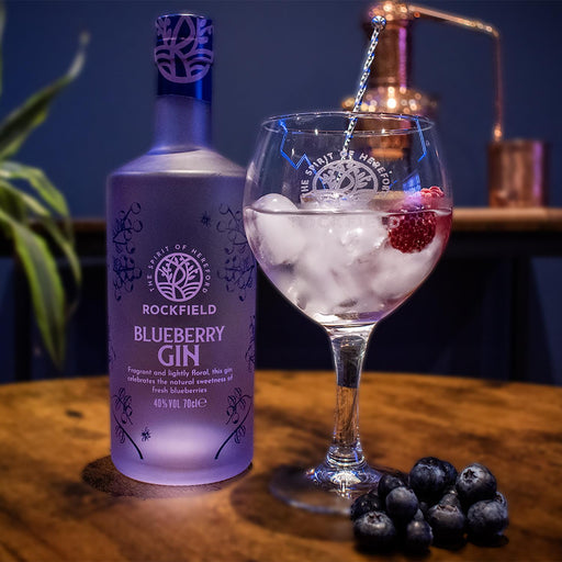 Rockfield Blueberry Gin In Glass