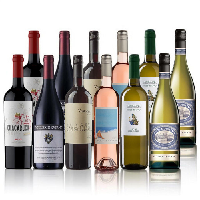 Introductory Wines Mixed Wine Case Of 12 Bottles
