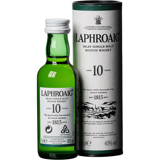 Laphroaig 10 Year Old Whisky Miniature