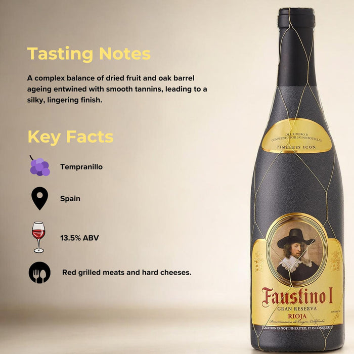 Faustino 1 Gran Reserva Rioja Gift Boxed 75cl