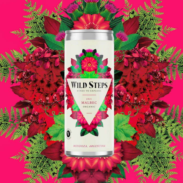 Wild Steps Organic Malbec in Can - Case of 12x25cl