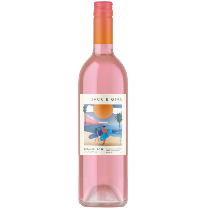 Jack And Gina Zinfandel Rose Wine