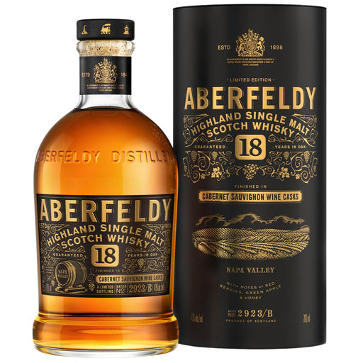 Aberfeldy 18 Year Old Red Wine Cask Whisky