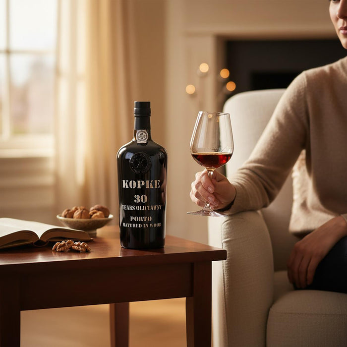 Kopke 30 Year Old Tawny Port In Wooden Gift Box 75cl