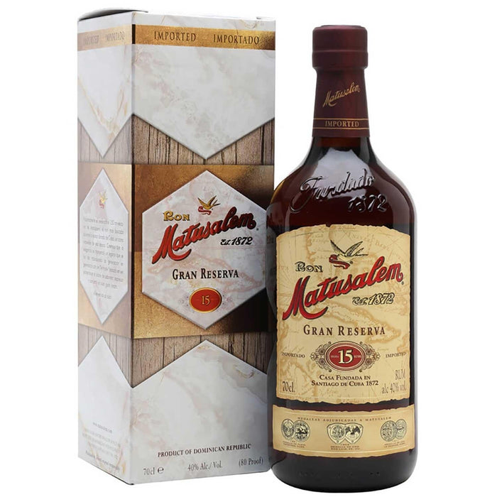 Matusalem Rum 15 Gran Reserva Gift Boxed