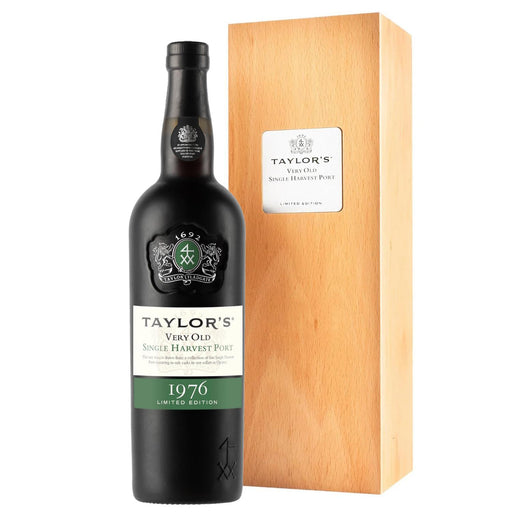 Taylor's Very Old Single Harvest Port With Wooden Gift Box