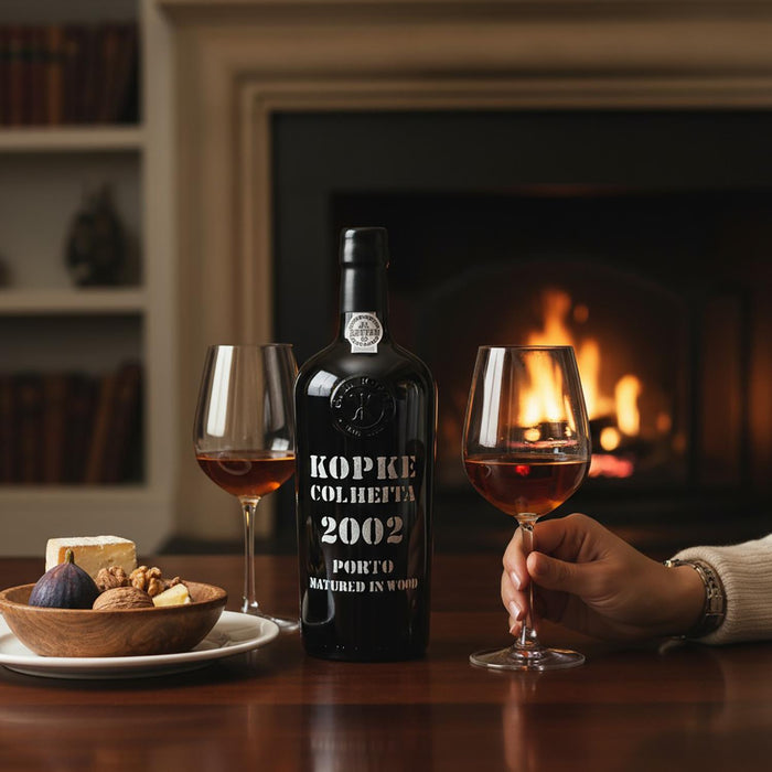A Cosy Evening Enjoying Kopke Colheita Port 2002