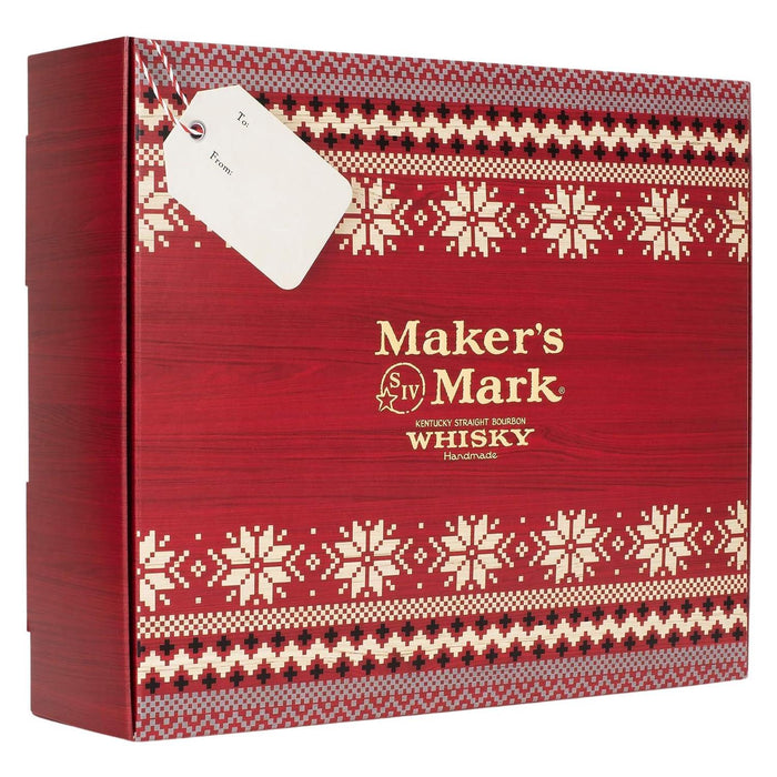 Maker's Mark Bourbon Whisky Christmas Jumper Gift Pack 70cl