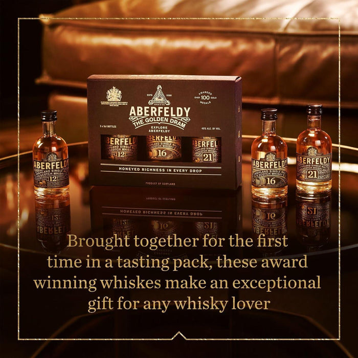 Aberfeldy Whisky Miniature Tasting Gift Set