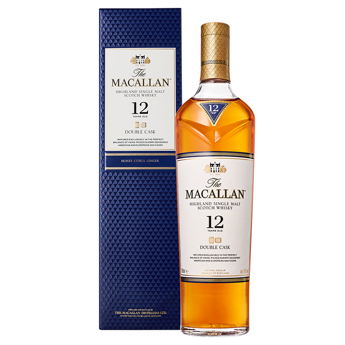 Macallan 12 Year Old Double Cask Single Malt Whisky Gift Boxed
