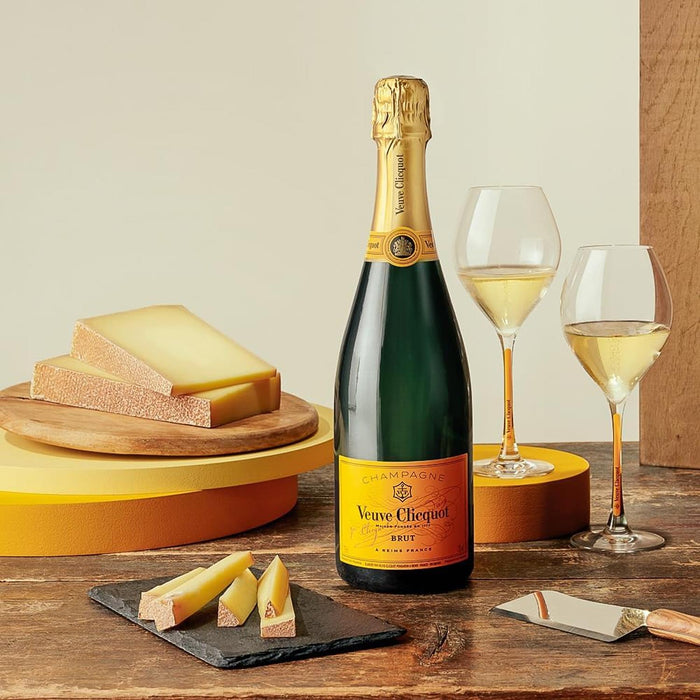 Veuve Clicquot Brut Champagne With Cheese