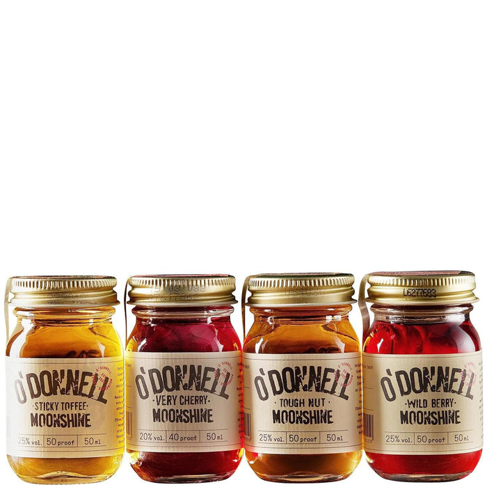 O'Donnell Moonshine Selection Gift Pack 4x5cl