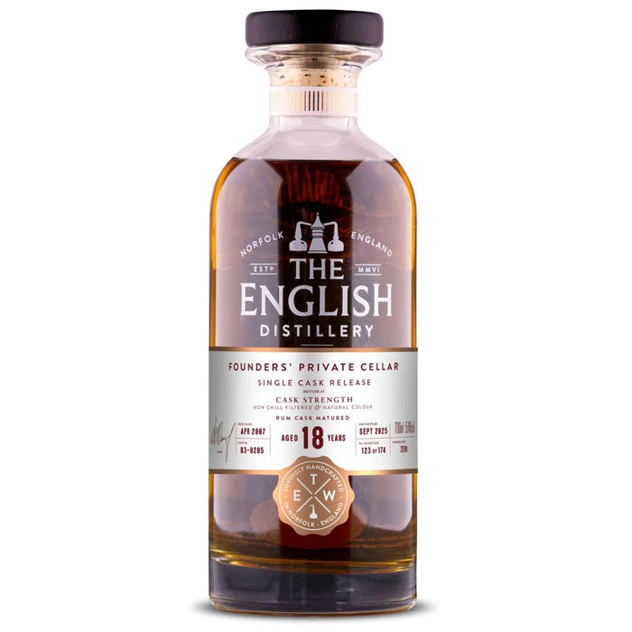The English Founders Private Cellar 18 Year Old Rum Cask