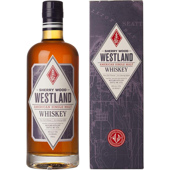 Westland Sherry Oak Single Malt Whiskey Gift Boxed