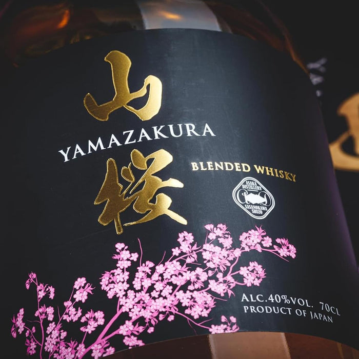 Yamazakura Blended Whisky Label