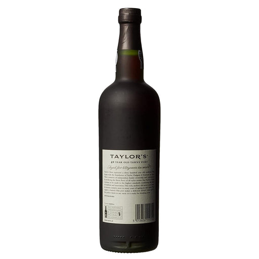 Taylor's 25 Year Old Tawny Port Back Image Of The Bottle