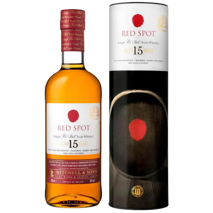 Red Spot 15 Year Old Irish Whiskey with Gift Tube
