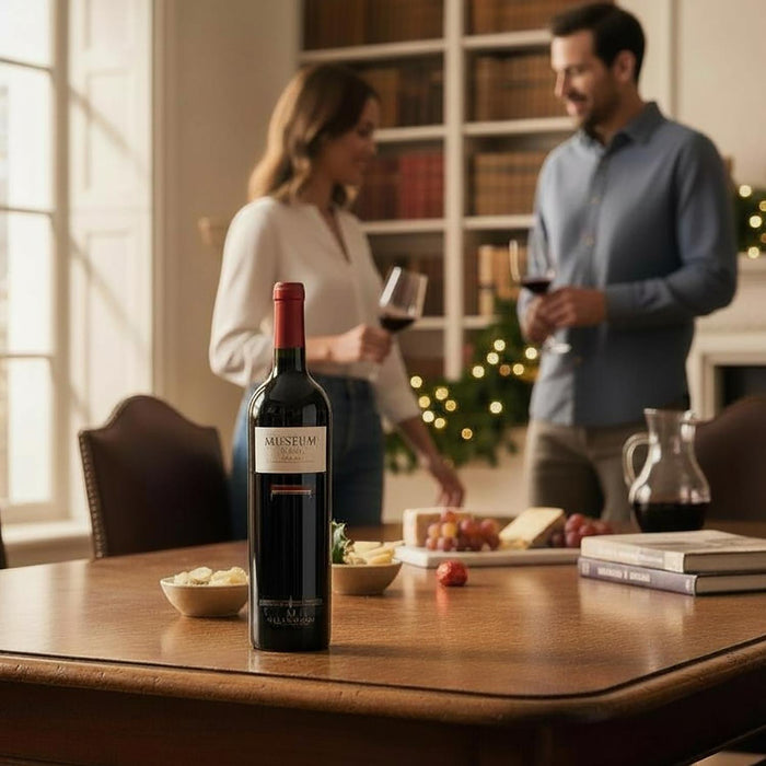 Festive Bottle Of Finca Museum Cigales Reserva