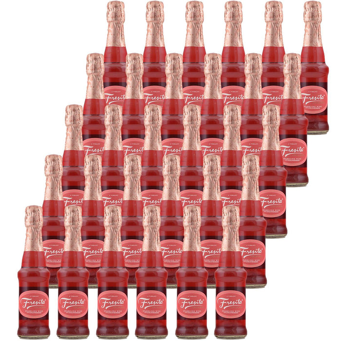 Fresita Sparkling Strawberry Wine Single Serve Case Of 30 Bottles