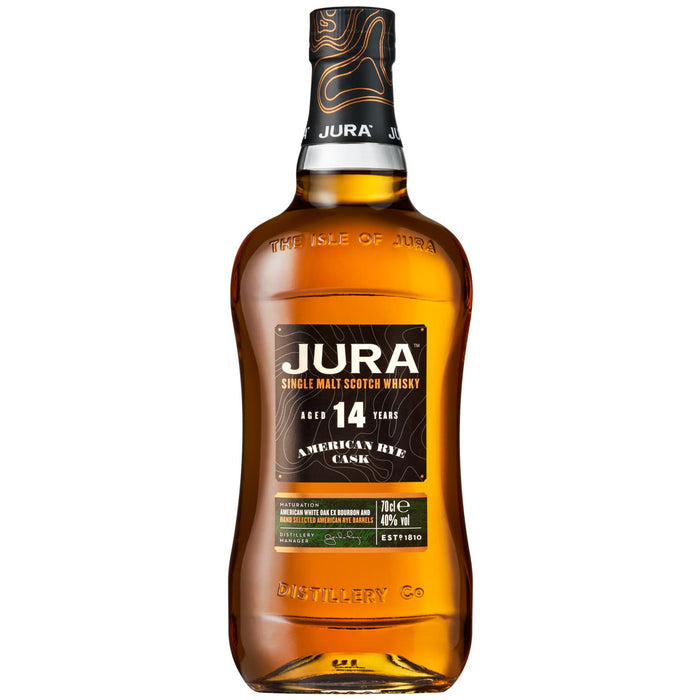 Jura 14 Year Old American Rye Cask Whisky 70cl