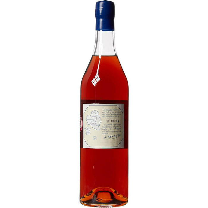 Back Of Baron De Sigognac 1974 Vintage Armagnac