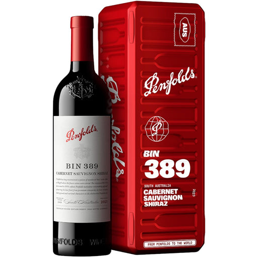 Penfolds Bin 389 Cabernet Shiraz 2023 In Gift Tin 75cl