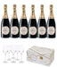 Laurent-Perrier Champagne Party Pack - 6 Bottles & 6 Glasses