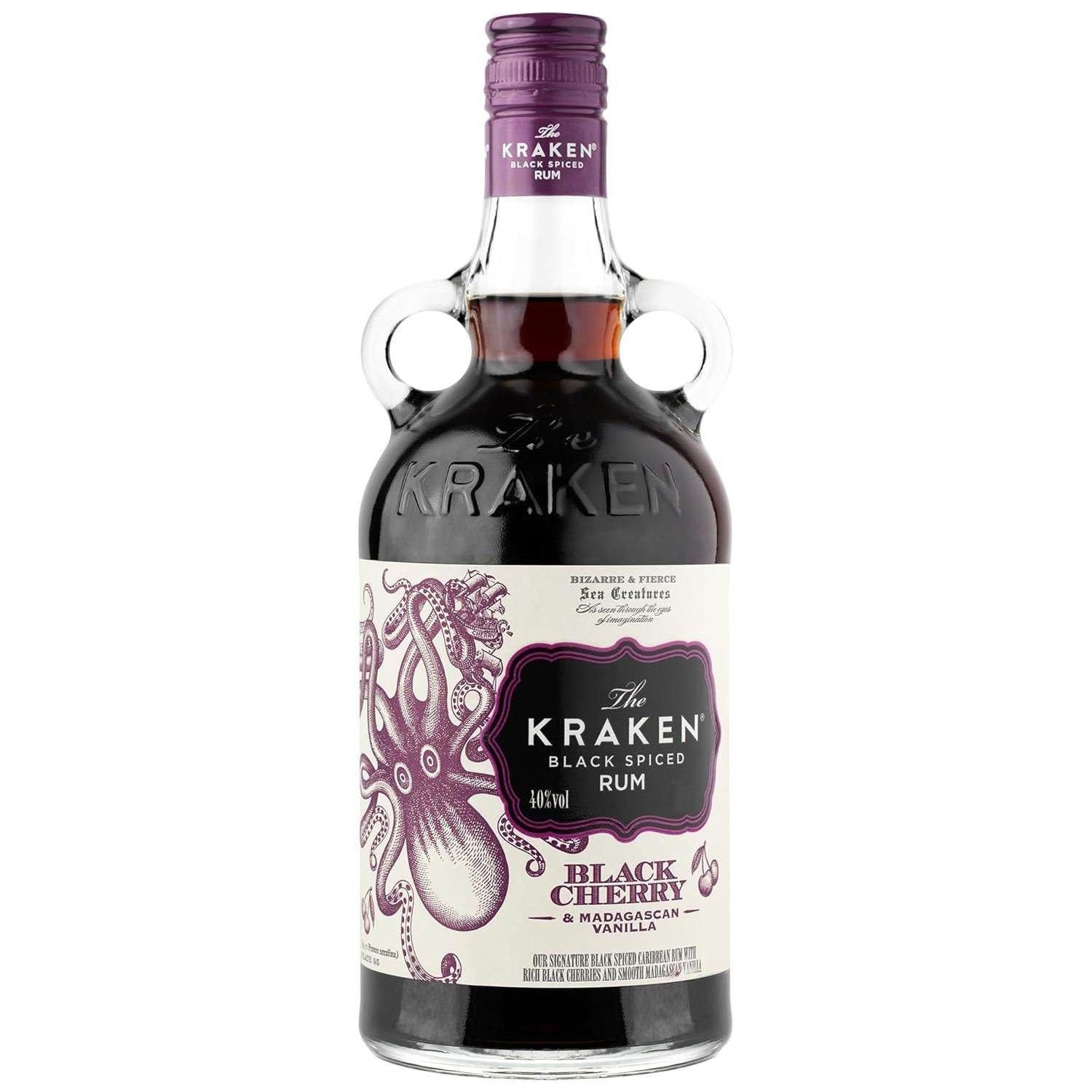 Kraken Black Cherry & Madagascan Vanilla Spiced Rum Half Bottle Next
