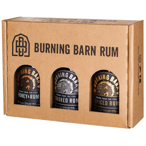 Burning Barn Rum Miniature Trio Gift Set 5cl