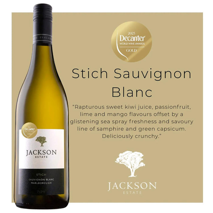 Award Winning Jackson Estate Stich Sauvignon Blanc