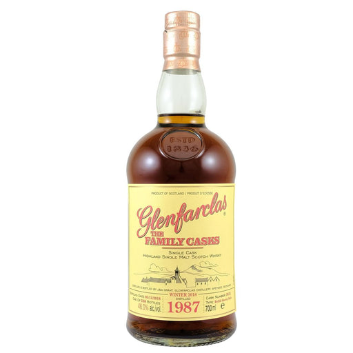 Glenfarclas 1987 Family Cask #3831 31 Year Old Refill Sherry Butt Whisky
