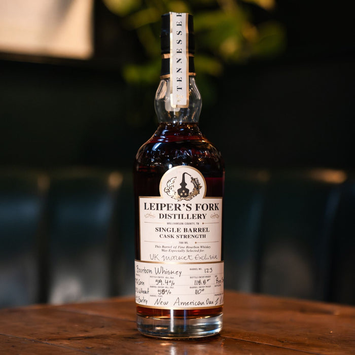 Leipers Fork Bourbon Single Barrel #123 UK Exclusive Cask Strength Bourbon 59.4%