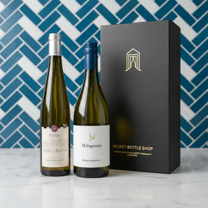 Mediterranean White Wine Discovery Duo with gift box