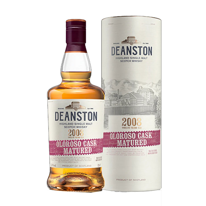 Deanston 2008 - 12 Year Old - Oloroso Cask Matured Whisky 70cl